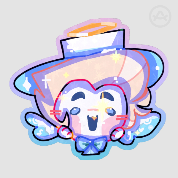Samael/Angel Lucifer Hazbin Hotel Sticker