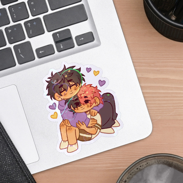 Aron and Liam stickers