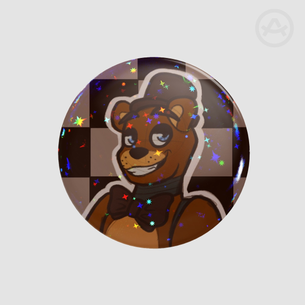 Freddy Fazbear FNAF Button