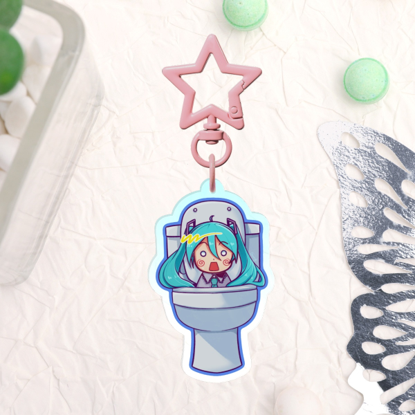 Skibidi Miku Acrylic Keychains