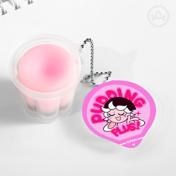 [OC] Vi Squishy Pudding Jelly Keychain