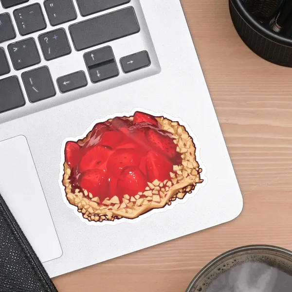 Old Strawberry Tart Study Sticker