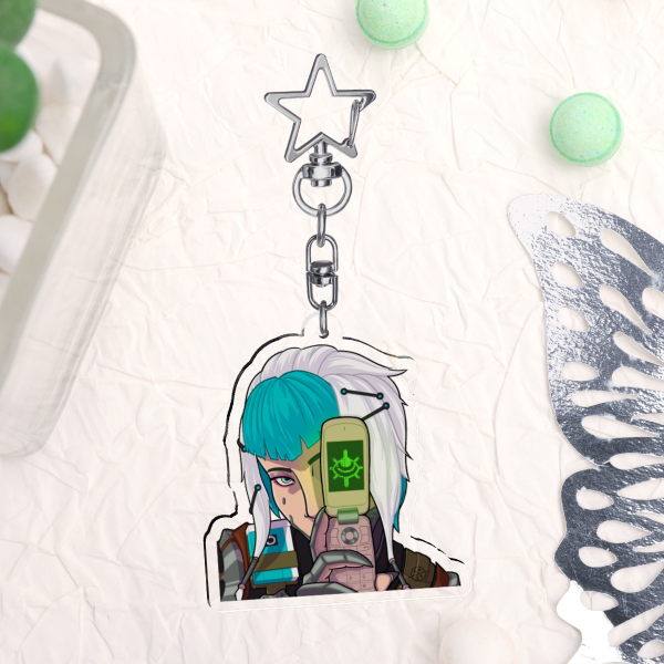 [Warframe] Aoi EyePhone Keychain