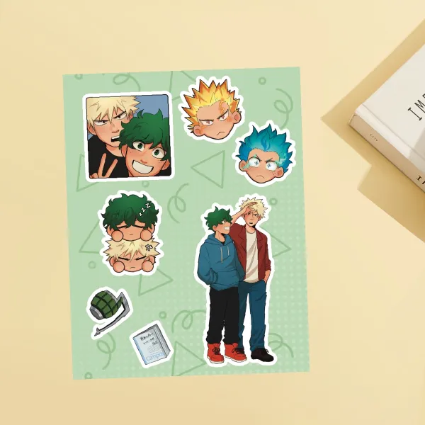 Bakudeku Sticker Sheet