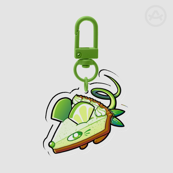 key lime pie rat charm
