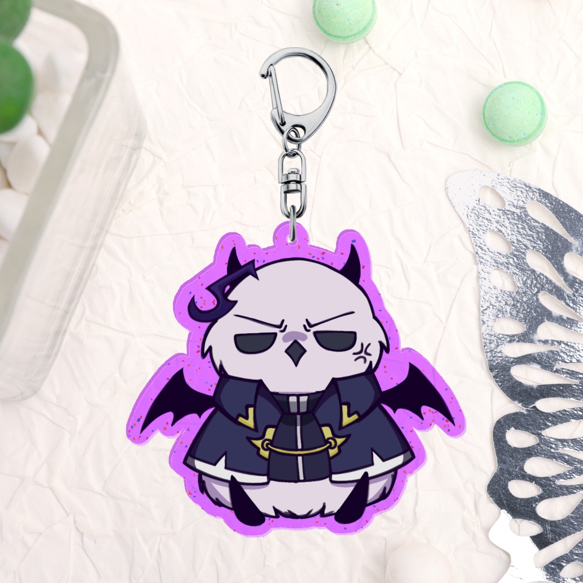 [ Mairimashta Iruma-kun] Teacher Kalego Acrylic Keychains