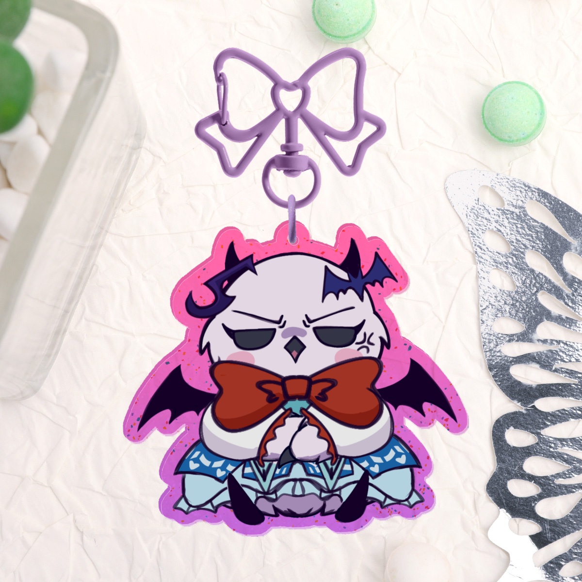 [ Mairimashta Iruma-kun] Kira Kira Kalego Kyun~ Acrylic Keychains