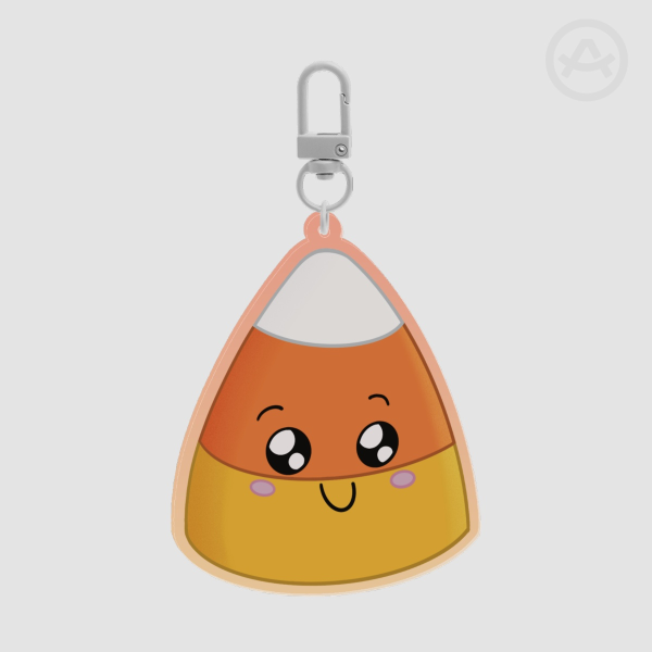 Spookiez Candy Corn Acrylic Keychain