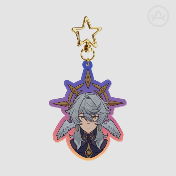 Sunday Acrylic Charm