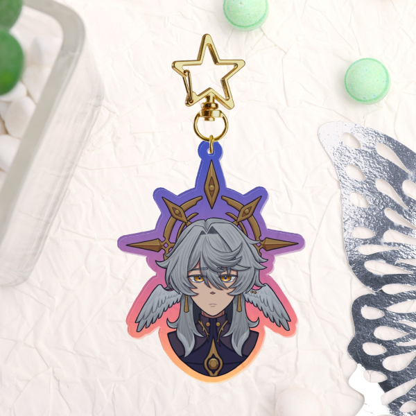 Sunday Bust Acrylic Charm