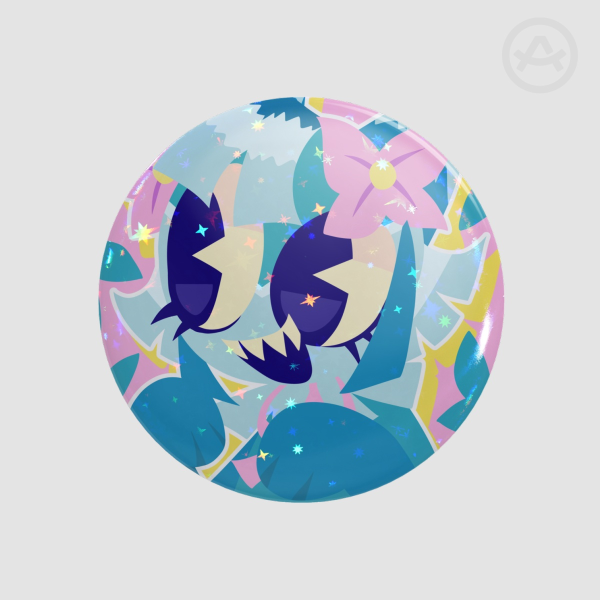 Blossom Buddy Yatta Dandy's World Holo Star Button Pin