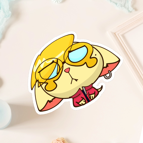 [ Trigun ] Vashy Kitty Stickers
