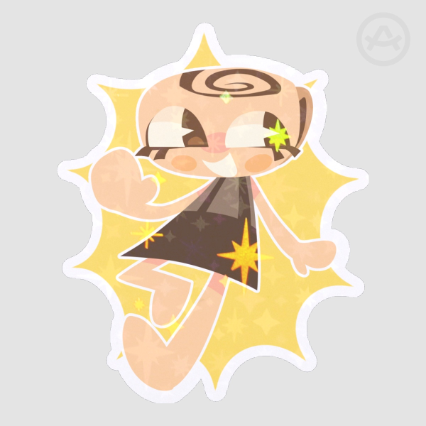 Shelly Dandy's World Holo Star Sticker