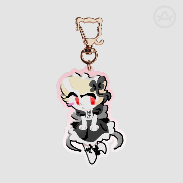 Maid Lucifer Hazbin Hotel Keychain
