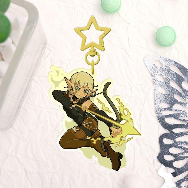 Wakfu Evangelyne Acrylic Keychain