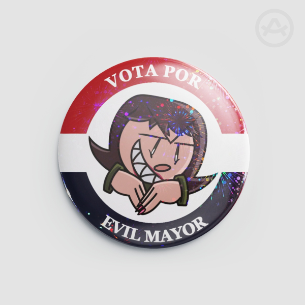 PIN Vota por Evil Mayor Dog Man