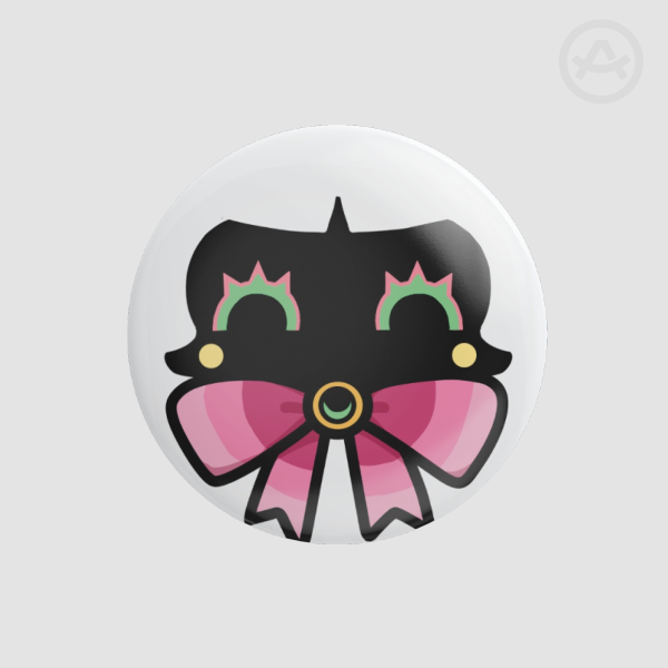 Miss Esme Pink Button Pin