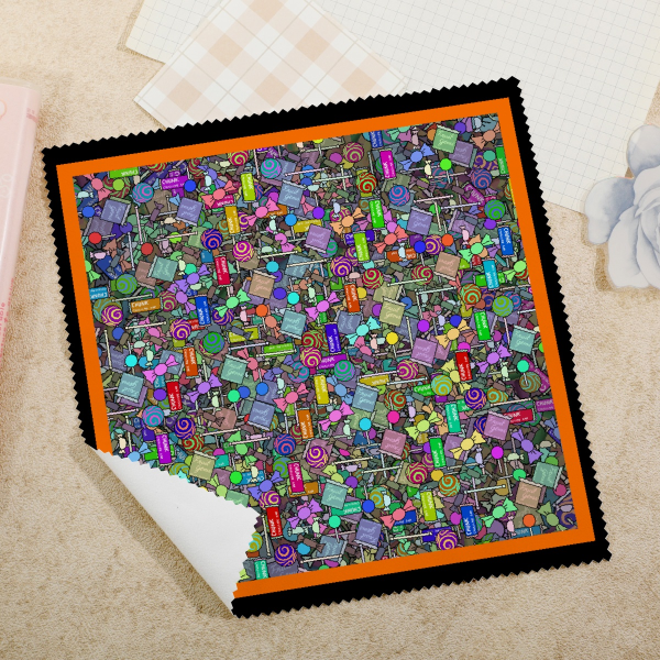 Hallowe'en Candy Microfiber Cloth