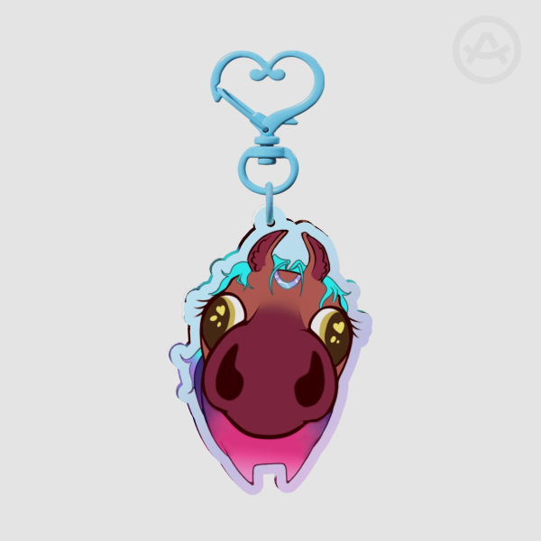 Astral Jorse Rainbow Acrylic Keychain
