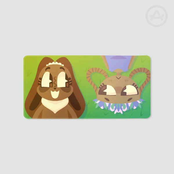 Cocoa and Bassie Desk Pad