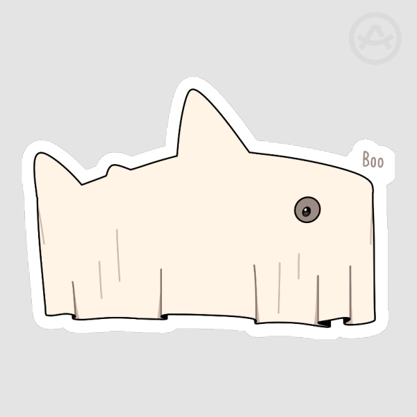 Spooky shark Sticker