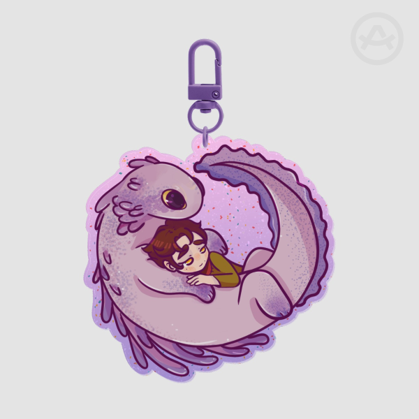 Viktor and Rio - Pink Edge Acrylic Keychains