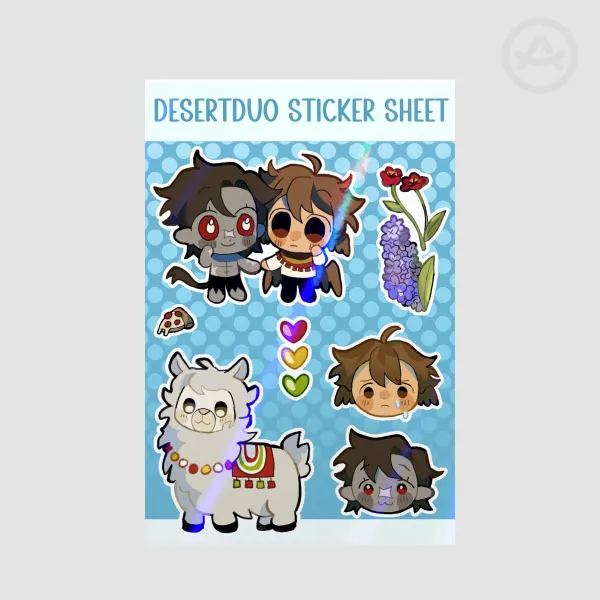 DesertDuo Sticker Sheet
