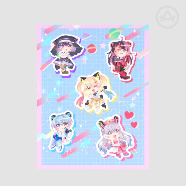 Yumemita Sticker Sheet