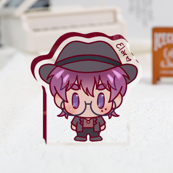 Liu Xiao // Link Click Thick Acrylic Stand No Base - 0.19"(50mm), 0.39"(10mm)