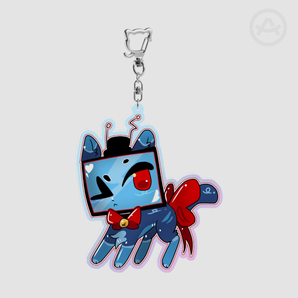 Vox Keychain Cat Hazbin Hotel