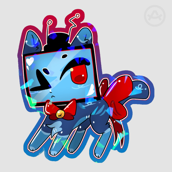 Kitty Vox Sticker Hazbin Hotel