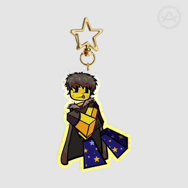 Pelt Trader 99 Nights Glitter Colored Edge Acrylic Keychains