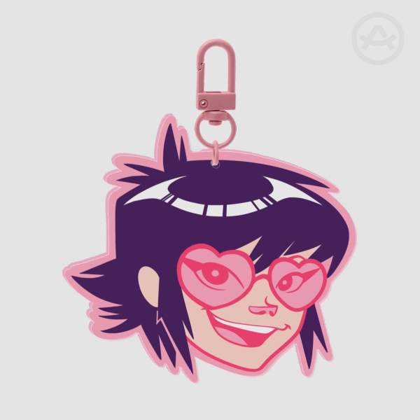 Noodle Full Bleed Acrylic Keychain