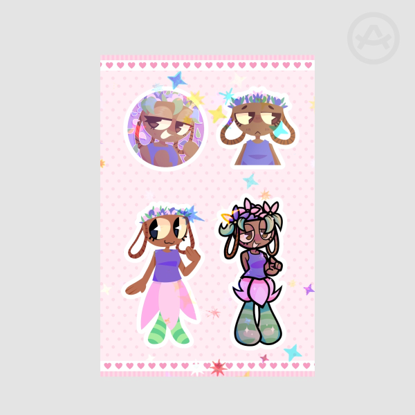 Bassie Holo Star Stickers Sheet