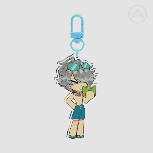 Chibi Alhaitham Keychain - Beach