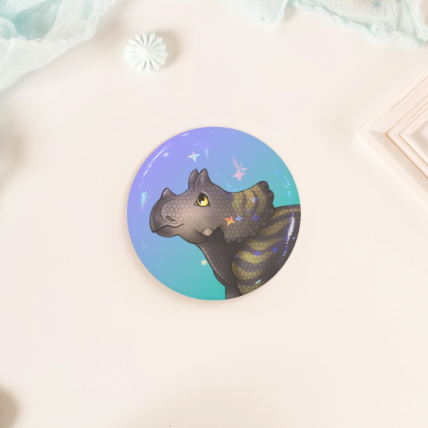 Baby Harley Button Pin