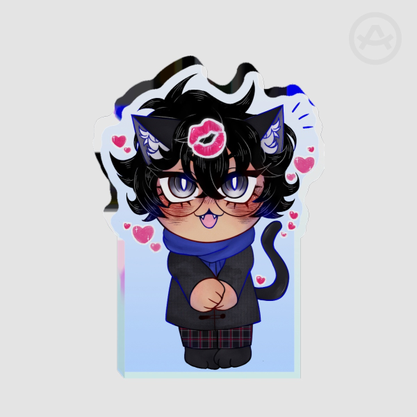 Kitty Akiren Thick Acrylic Stand No Base - 0.27"(70mm), 0.39"(10mm)