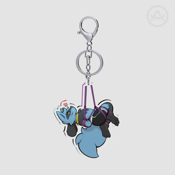 Captive Critters Keychain - Shibari Bound Scotty