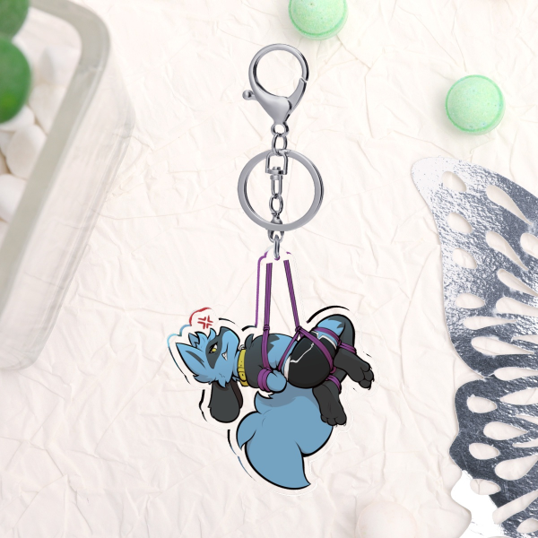 Captive Critters Keychain - Shibari Bound Scotty