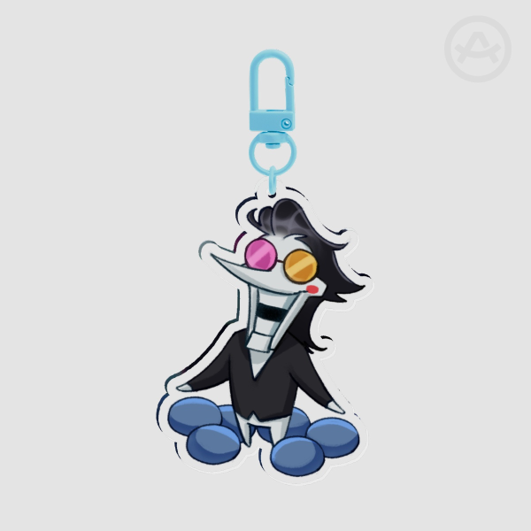 Spamton Deltarune Keychain