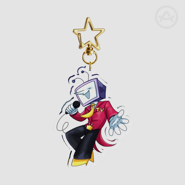 Tenna Deltarune Keychain