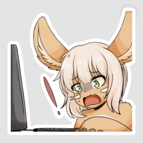 WHAT??!! Nanachi Sticker