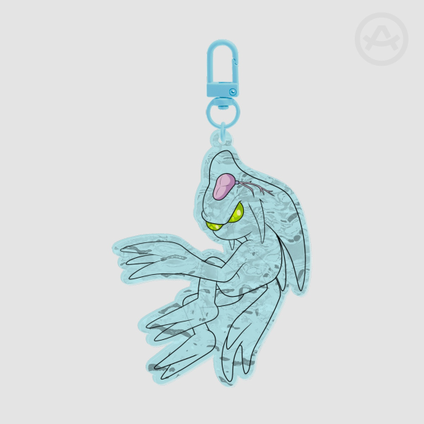 Chaos Acrylic Ripple Keychain