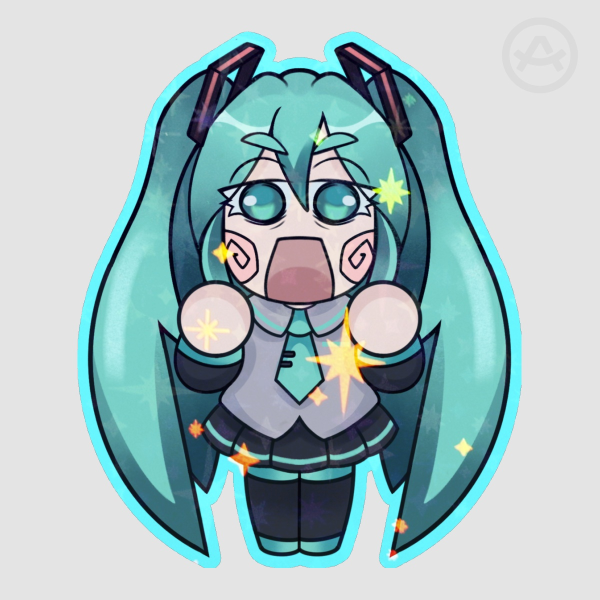 Hatsune miku stickers
