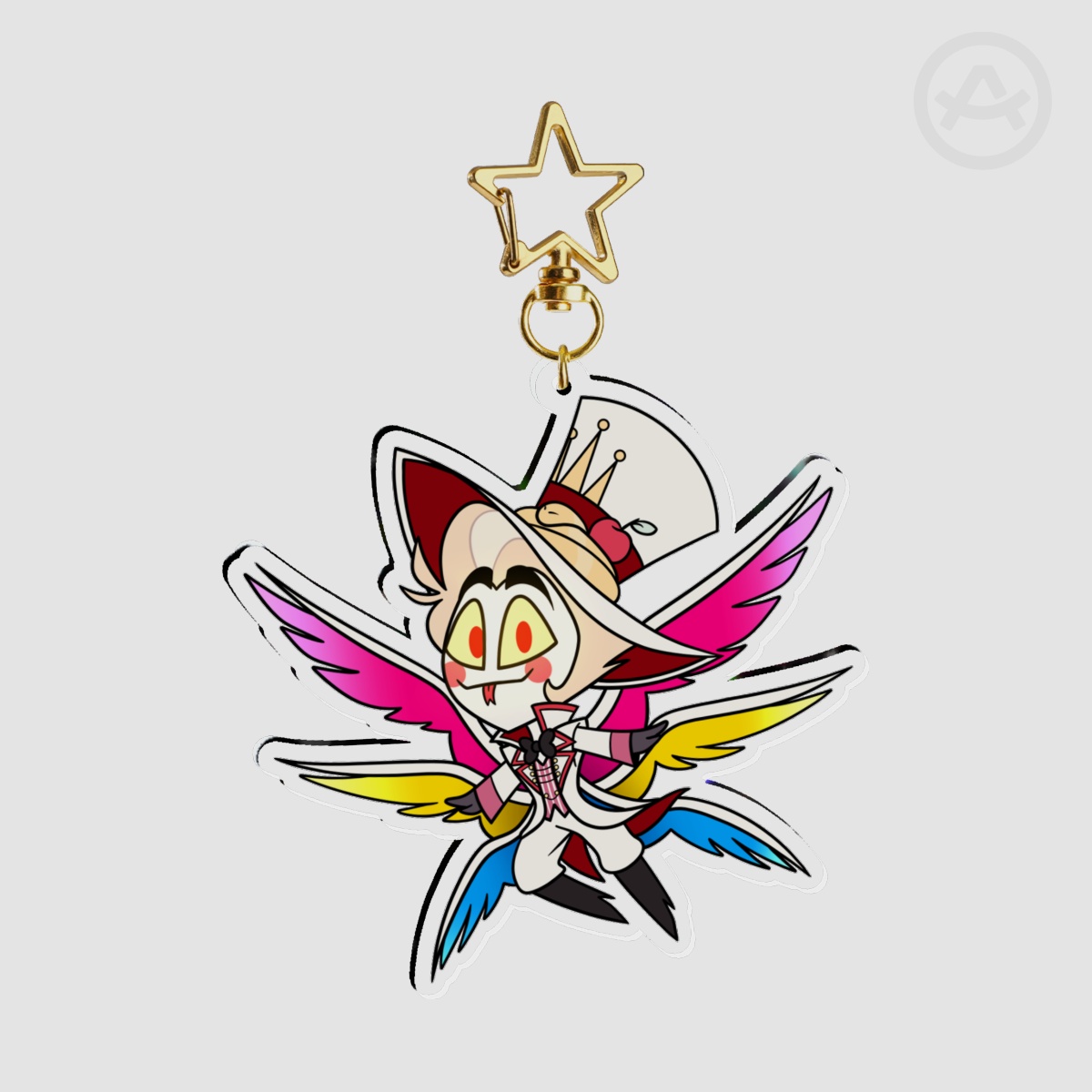 Chibi Lucifer Pan Pride Keychain by AkumaLiChan - ACGGOODS
