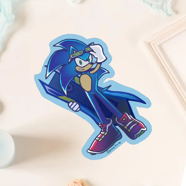 Sonic riders sticker