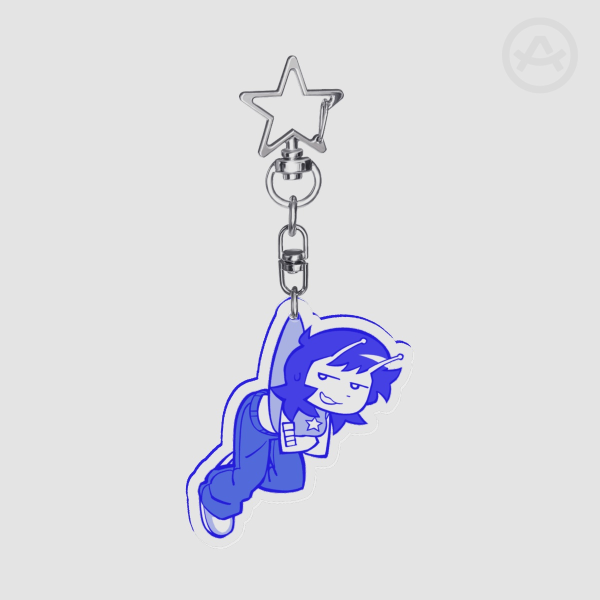 Blue Keychain