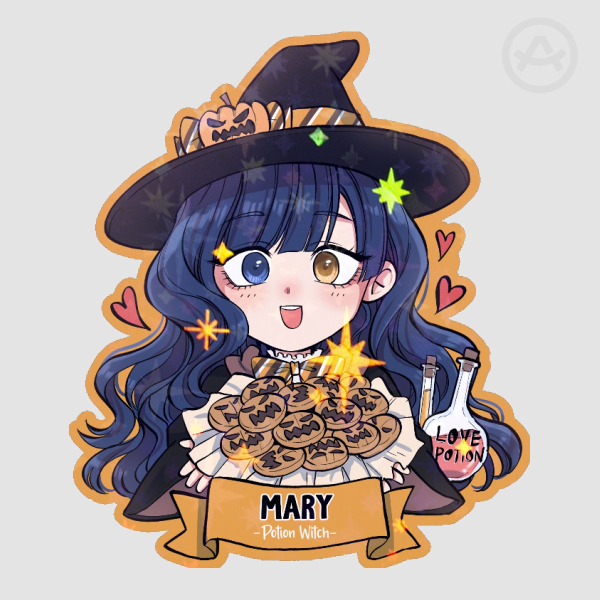 [Halloween] - FILWMEG - Mary Sticker