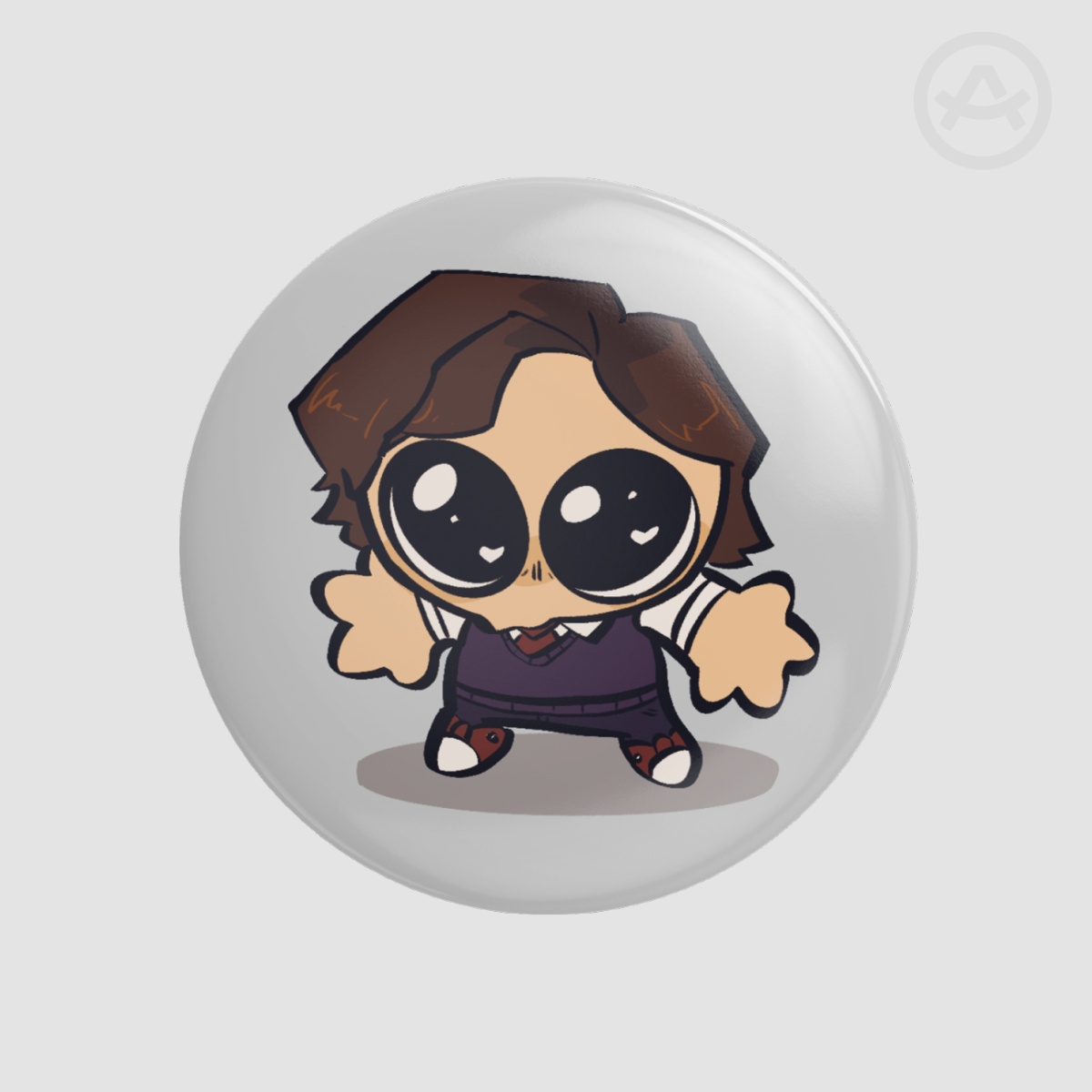 Chibi Spencer pin