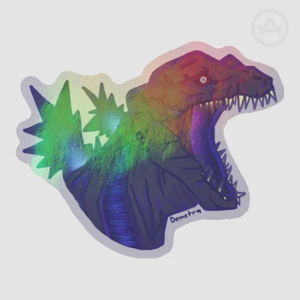Shin godzilla holo sticker